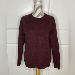 Theory Medium Burgundy Sweater